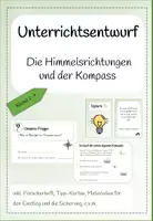 Vorschau - Stundenentwürfe - Der Kompass und die Himmelsrichtungen - Unterrichtsentwurf (Sachunterricht) - Deckblatt
