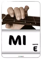 Vista previa - Hojas de trabajo - Aprender guitarra 🎸 Acorde de guitarra MI MAYOR - página 1