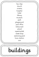 Vorschau - Bildkarten - In town: Flashcards buildings (4. Klasse, Playway) - Seite 2