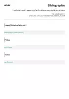 Aperçu - Feuilles d'exercices - Feuille de travail - apprendre l'arithmétique avec des tâches simples (ESPAGNOL) - Page 1