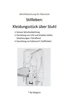 Vorschau - Arbeitsblätter - STILLLEBEN: "Kleidungsstück über Stuhl" Bleistiftzeichnung Oberstufe - Deckblatt