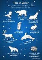 Vorschau - Präsentationen/Tafelbilder - Tiere im Winter- Bewegungsspaß für Turnhalle oder Klassenraum - Seite 2