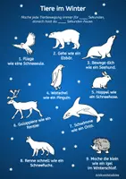Vorschau - Präsentationen/Tafelbilder - Tiere im Winter- Bewegungsspaß für Turnhalle oder Klassenraum - Seite 3