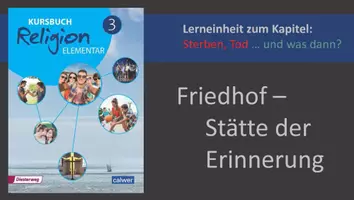 Vorschau - Arbeitsblätter - Friedhof Staette der Erinnerung - interaktive Lerneinheit - Deckblatt