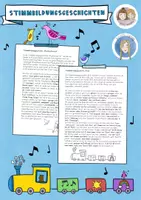 Vorschau - Stundenentwürfe - Stimmbildungsgeschichte, Stimmbildung, Aufwärmen Stimme Praxis, Einsinggeschichte, Musik Grundschule, - Deckblatt