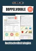 Vorschau - Arbeitsblätter - FRESCH-Methode - Merken (Schwerpunkt: Doppelvokale) - Deckblatt