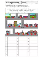 Vorschau - Arbeitsblätter - In town: Worksheet Buildings in town (4. Klasse, Playway) - Seite 3