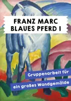 Vorschau - Mal- und Bastelvorlagen - Franz Marc - Blaues Pferd I - Deckblatt