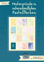 Vorschau - selbst erstellte Cliparts/Grafiken - Cliparts • Aquarell- Hintergründe in unterschiedlichen Farben •1• - Deckblatt