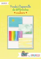 Aperçu - Cliparts/Visuels - Clipatrs • Fonds à l'aquarelle de différentes couleurs pastel • DIN A 4 - Page de couverture