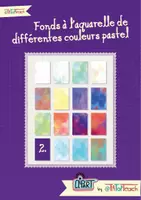 Aperçu - Cliparts/Visuels - Clipatrs • Fonds à l'aquarelle de différentes couleurs •2• - Page de couverture
