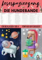 Vorschau - Arbeitsblätter - Lesespaziergang Die Hundebande (Klassen 1-4) inkl. Lesespiel "Ich habe... Wer hat...? (Die Hundebande) - Deckblatt