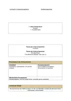 Vorschau - Stundenentwürfe - Unterrichtsentwurf Englisch "Numbers" - Seite 1