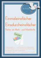 Vorschau - Fördermaterial/Inklusion - Einmaleins Einsdurcheins Fächer Lernmaterial Übungsmaterial - Deckblatt