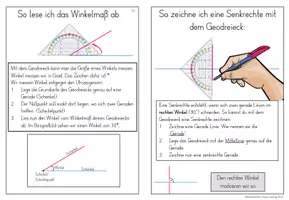 Vorschau - Arbeitsblätter - Geodreieck in der Grundschule Mini-Arbeitsheft - Seite 3
