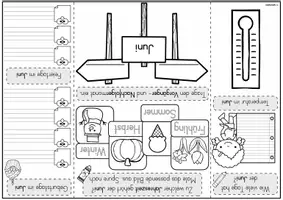 Vorschau - Unterrichtsreihen - Mini-Lapbook | Monat JUNI - Seite 2