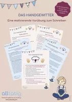 Vorschau - Spiele - Das Handgewitter: Eine motivierende Vorübung zum Schreiben - Deckblatt