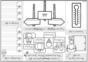 Vorschau - Unterrichtsreihen - Mini-Lapbook | Monat JULI - Seite 2