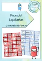 Vorschau - Spiele - Legekarten/Paarspiel- Geometrische Formen - Deckblatt