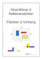 Vorschau - Arbeitsblätter - Umfang, Flächen & Seitenansichten - Material für die 4. Klasse - Seite 2