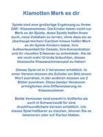 Vorschau - Spiele - Klamotten Merk es Dir Spiel für DaF - Seite 1