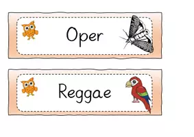 Vorschau - Präsentationen/Tafelbilder - Visualisierung Reihentransparenz verschiedene Musikgenres (Eule) - Seite 3