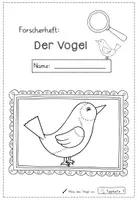 Vorschau - Arbeitsblätter - Arbeitsheft: Der Vogel (Klasse 1) - Seite 2
