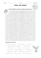 Vorschau - Spiele - Suchsel Umwelt und Natur (B1) Wortschatz – als PDF & Word #TimeForClimateAction - Seite 3