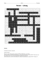 Vorschau - Arbeitsblätter - Suchsel Reisen (B1) Wortschatz – als PDF & Word - Seite 2