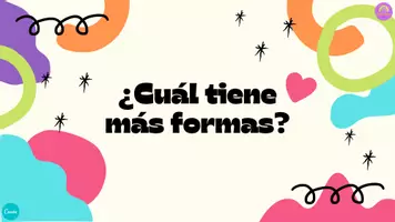 Aperçu - Jeux - Lequel a le plus de formes ? - Présentation animée en ESPAGNOL - ¿Cuál tiene más formas? - Presentación Animada - Page 2