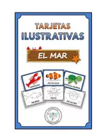 Vista previa - Manualidades / Dibujos para colorear - TARJETAS ILUSTRATIVAS EL MAR OCEANO ANIMALES - Portada