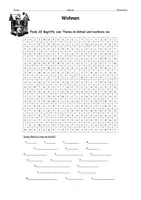Vorschau - Arbeitsblätter - Suchsel Wohnen (B1) Wortschatz – als PDF & Word - Seite 3