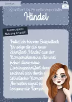 Vorschau - selbst erstellte Schriftarten - Schriftart: Händel by Pinselkomponistin - Deckblatt