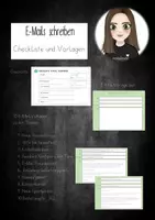 Vorschau - Arbeitsblätter - E-Mails schreiben - Checkliste und Vorlagen - Deckblatt