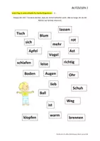 Vorschau - Arbeitsblätter - Blitzlesen 1. + 2. Klasse 10 Seiten 1 - Seite 3