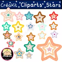 Aperçu - Cartes / Images - CLIPARTS CréaKit ETOILES - Page de couverture