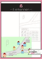 Vorschau - Arbeitsblätter - Deutsch: ß erkennen - Straße mit Häusern - Deckblatt