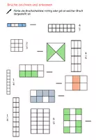 Vorschau - Arbeitsblätter - Workbook Brüche - Seite 1