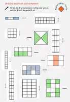 Vorschau - Arbeitsblätter - Workbook Brüche - Deckblatt
