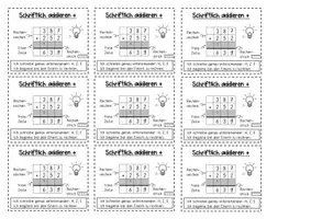 Vorschau - Poster - Merkkarten und Poster schriftliche Addition und Subtraktion - Seite 2