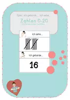 Vorschau - Spiele - Spiel "Ich gebärde, ich sehe" - Striche und Zahlen verbinden - Deckblatt