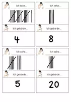 Vorschau - Spiele - Spiel "Ich gebärde, ich sehe" - Striche und Zahlen verbinden - Seite 3