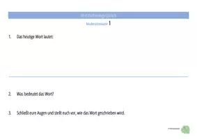 Vorschau - Aufgabenkarten - 10-Schritt-Rechtschreib-Ritual nach Leßmann und FRESCH - Seite 1