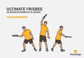 Vorschau - Stationenlernen - Ultimate Frisbee: 5 Technikkarten für den Sportunterricht & Verein - Seite 1