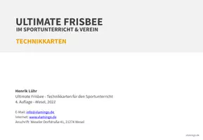 Vorschau - Stationenlernen - Ultimate Frisbee: 5 Technikkarten für den Sportunterricht & Verein - Seite 2