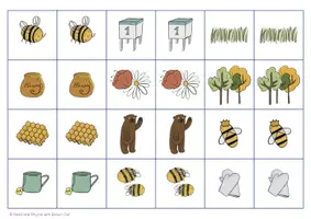 Vorschau - Stationenlernen - Brown Owl and the Bee Hive - GAME OF PAIRS - Seite 3