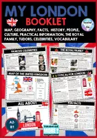 Vorschau - Stundenentwürfe - London BUNDLE - booklet, virtual roadtrip, interactive Powerpoint, fantasy vacation, info cards & flashcards - Seite 1