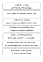 Vorschau - Spiele - Glaubensbekenntnis - Materialpaket - Seite 1