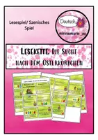 Vorschau - Spiele - Lesespiel/ Lesekette - Die Suche nach dem Osterkörbchen - Deckblatt