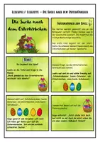 Vorschau - Spiele - Lesespiel/ Lesekette - Die Suche nach dem Osterkörbchen - Seite 1
